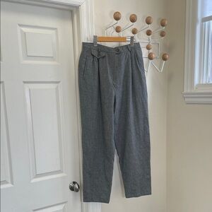 Ralph Lauren Lauren - Wool Straight Legged  Old Money Pants - Grey - 14